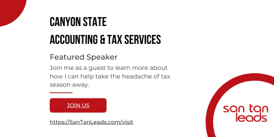 Speaker: Canyon State Accounting & Tax Services